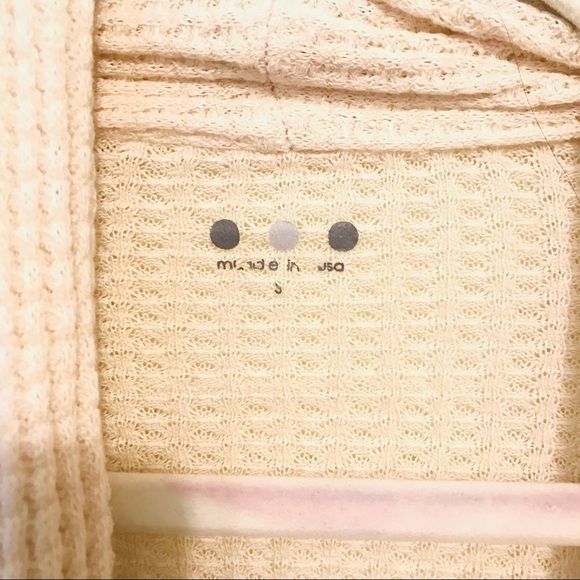 Three dots top ribbed wrap front long sleeve USA - Picture 7 of 9